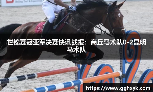 世锦赛冠亚军决赛快讯战报：商丘马术队0-2昆明马术队